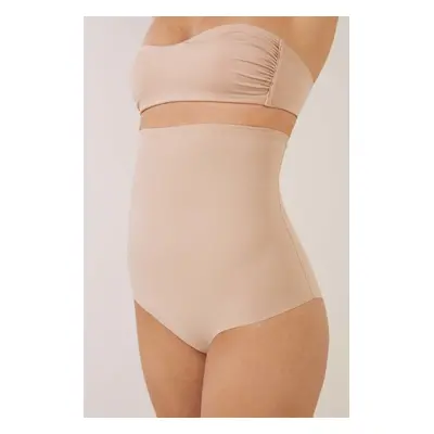 Tvarující kalhotky women'secret SHAPEWEAR MICRO THERMO-REGULATING béžová barva, 5182784