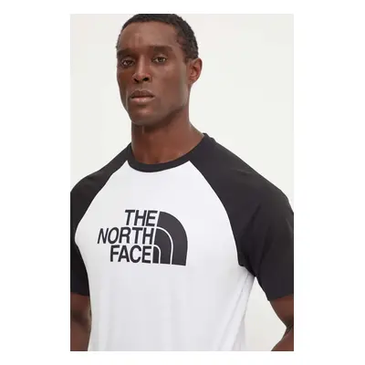 Tričko The North Face Raglan Easy Tee bílá barva, s potiskem, NF0A8A6EFN41