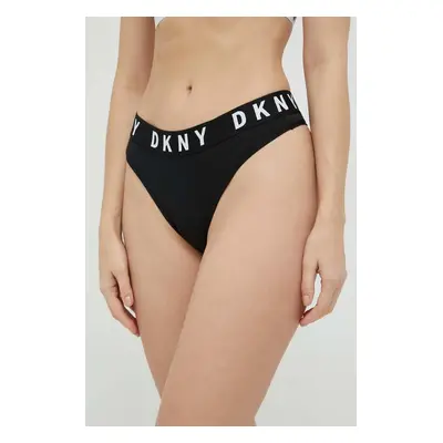 Tanga Dkny černá barva, DK4529