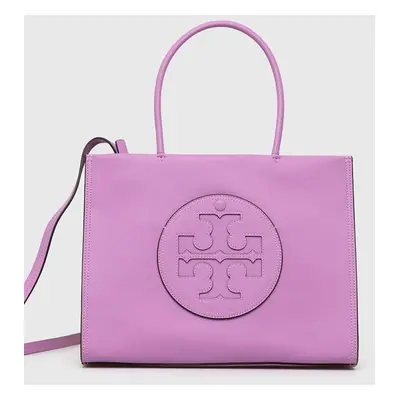 Kabelka Tory Burch Ella Bio Small Tote- Bright Amethyst fialová barva