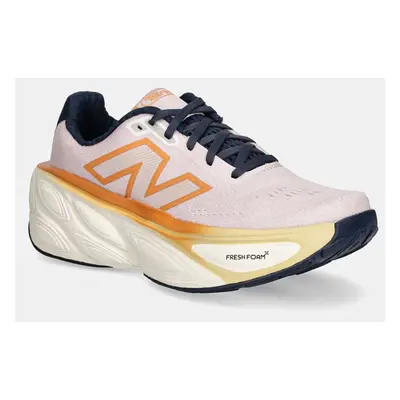 Běžecké boty New Balance Fresh Foam X More v5 růžová barva, WMORLT5