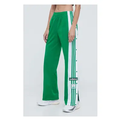 Tepláky adidas Originals Adibreak Pant zelená barva, vzorované, IP0616