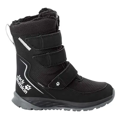 Dětské boty Jack Wolfskin POLAR BOOT TEXAPORE HIGH VC černá barva