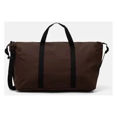 Taška Rains Hilo Weekend Bag Large W3 hnědá barva, 14210-23