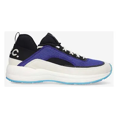 Sneakers boty A.P.C. Run Around PXBSO-M56084 INDIGO tmavomodrá barva