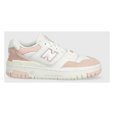 Dětské sneakers boty New Balance růžová barva