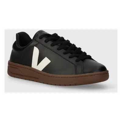 Kožené sneakers boty Veja Urca černá barva, UC0703507