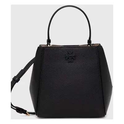 Kožená kabelka Tory Burch McGraw Small černá barva, 158500.001