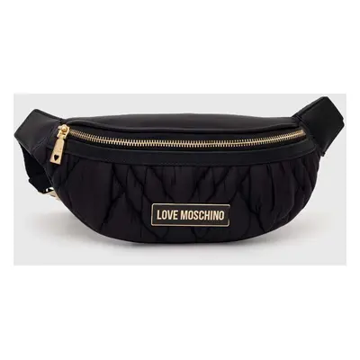 Ledvinka Love Moschino černá barva, JC4160PP1LLR100A