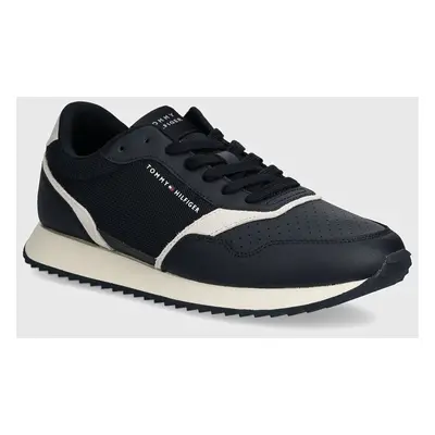 Sneakers boty Tommy Hilfiger RUNNER EVO SEASONAL MIX tmavomodrá barva, FM0FM05305