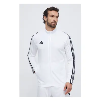 Tréninková mikina adidas Performance Tiro 23 bílá barva, s aplikací, HS3501