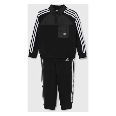 Dětská tepláková souprava adidas Originals CREW SET HZ černá barva, IY4818