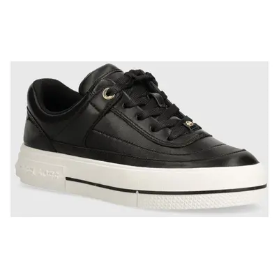 Kožené sneakers boty MICHAEL Michael Kors Aurora černá barva, 43T4AUFS1L 001