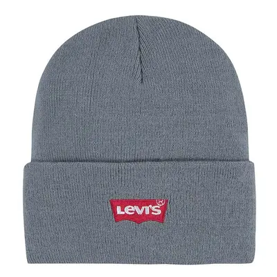 Dětská čepice Levi's LAN LEVI'S CORE BATWING BEANIE šedá barva, 9A8620