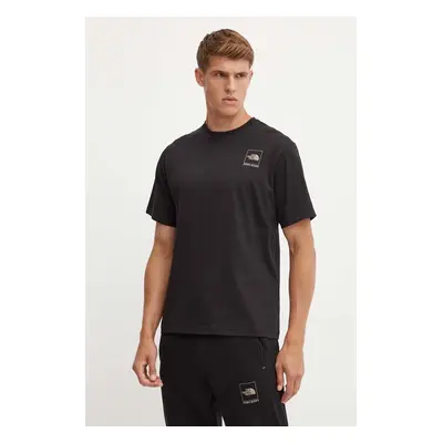 Bavlněné tričko The North Face Coordinates Tee černá barva, s potiskem, NF0A89DAJK31