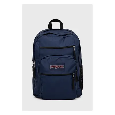 Batoh Jansport tmavomodrá barva, velký, s aplikací