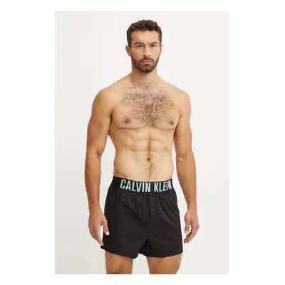 Boxerky Calvin Klein Underwear 2-pack pánské, černá barva