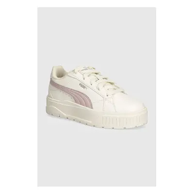 Dětské sneakers boty Puma Karmen II béžová barva, 398879