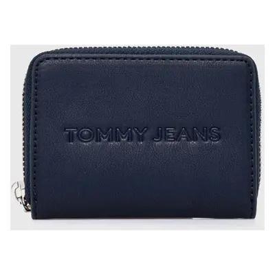 Peněženka Tommy Jeans tmavomodrá barva, AW0AW16387