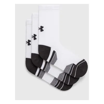 Ponožky Under Armour 3-pack pánské, bílá barva, 1379512