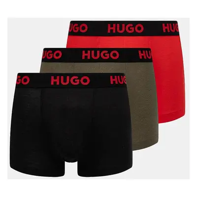 Boxerky HUGO 3-pack pánské