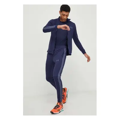 Sportovní tepláková souprava Under Armour Knit Track Suit tmavomodrá barva, 1357139