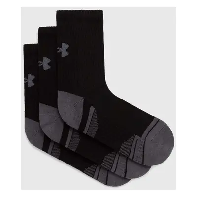 Ponožky Under Armour 3-pack pánské, černá barva, 1379530