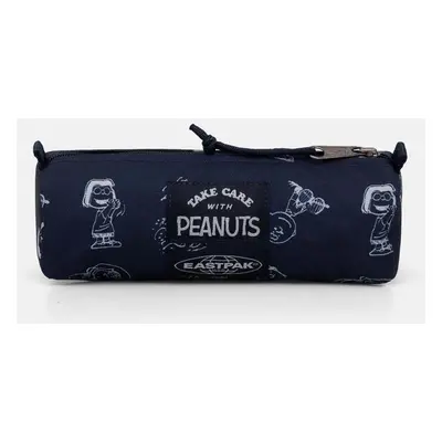 Penál Eastpak BENCHMARK SINGLE x Peanuts tmavomodrá barva, EK0003727O01