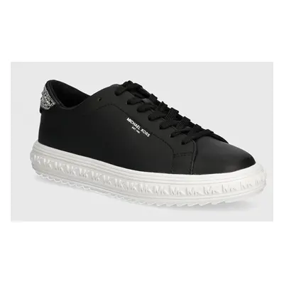 Kožené sneakers boty MICHAEL Michael Kors Grove černá barva, 43H3GVFS1L 001