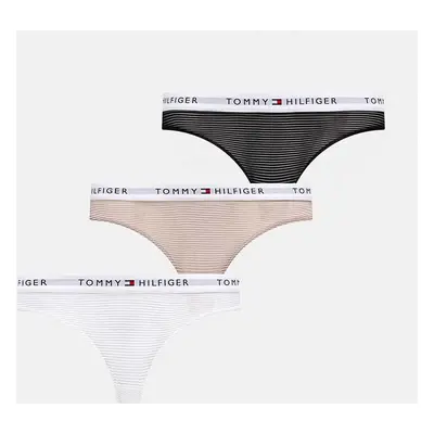 Tanga Tommy Hilfiger 3-pack bílá barva, UW0UW05532