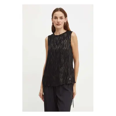 Halenka Armani Exchange dámská, černá barva, vzorovaná, 6DYH44 YN2VZ