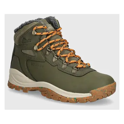 Boty Columbia Newton Ridge Waterproof Omni-Heat zelená barva, 2100221