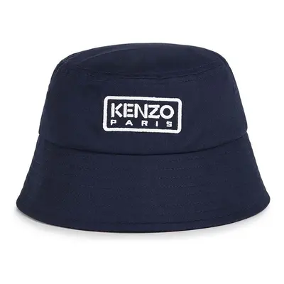 Dětský bavlněný klobouk Kenzo Kids tmavomodrá barva, K60609