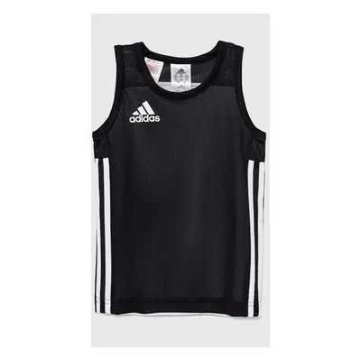 Dětský top adidas Originals 3G SPEE REVRS černá barva, s aplikací, DX6387