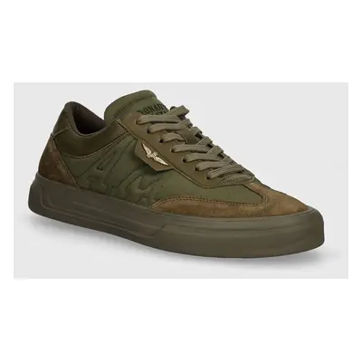 Sneakers boty Aeronautica Militare zelená barva, SC264UXPL238