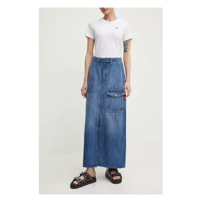 Džínová sukně G-Star Raw maxi, D24886-D536