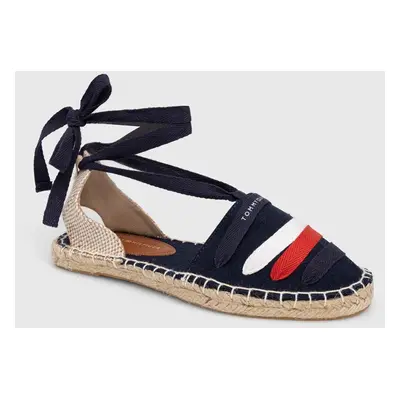 Dětské espadrilky Tommy Hilfiger tmavomodrá barva