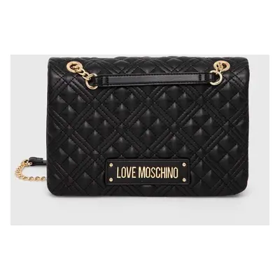 Kabelka Love Moschino černá barva