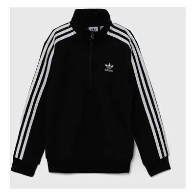 Dětská mikina adidas Originals HZ SWEATSHIRT černá barva, s aplikací, IY7450