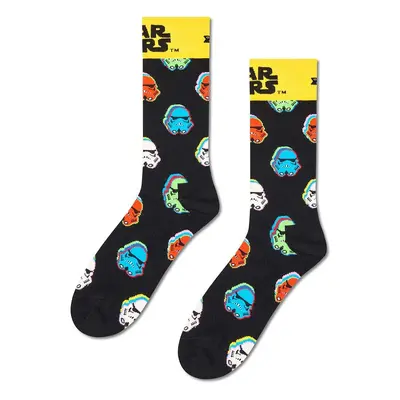 Ponožky Happy Socks x STAR WARS Stormtrooper Sock černá barva, P002886