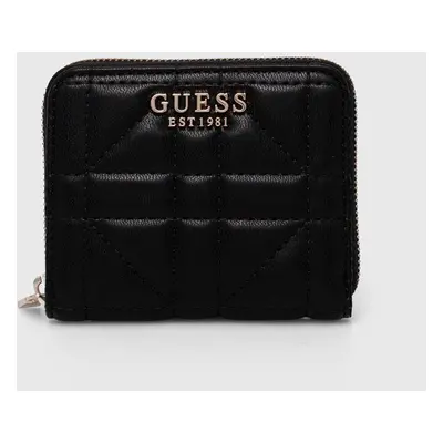 Peněženka Guess ASSIA černá barva, SWQG84 99370