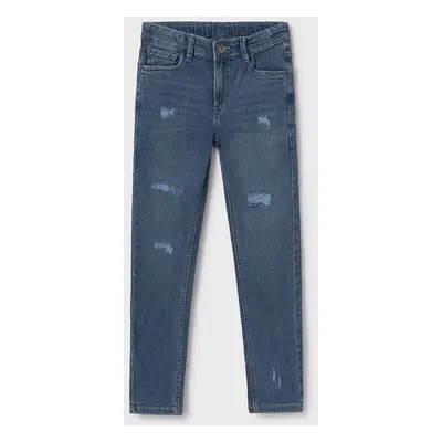 Dětské rifle Mayoral denim rubbed 7538