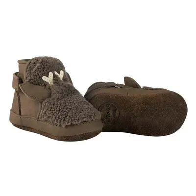 Dětské boty Donsje Richy Booties Stag hnědá barva, 1033807