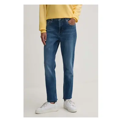 Džíny Pepe Jeans TAPERED JEANS HW dámské, tmavomodrá barva, PL204591HV3