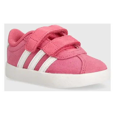 Dětské sneakers boty adidas VL COURT 3.0 CF růžová barva, IH4957