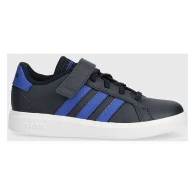 Dětské sneakers boty adidas GRAND COURT 2.0 EL tmavomodrá barva