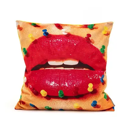 Dekorativní polštář Seletti Cushion Mouth with Pins