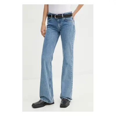 Džíny Moschino Jeans dámské, high waist, 0302.8221