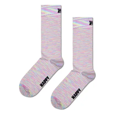 Ponožky Happy Socks Solid Space Sock růžová barva, P001864