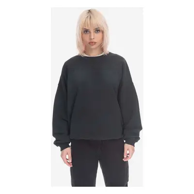 Bavlněná mikina Guess Classic Logo Crewneck M2BQ01KBB40 pánská, černá barva, hladká